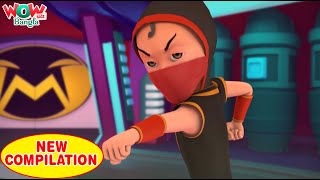Vir The Robot Boy | New Compilation - 9 | Bengali Stories | Wow Kidz Bangla | #spot