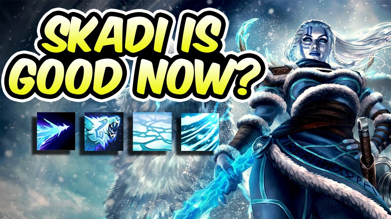 SKADI IS GOOD NOW? NEW SKADI BUFFS - SEASON 8 BUILD & CARRY GAMEPLAY