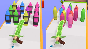 Sword Melter! Very Satisfying And Relaxing ASMR Slicing Game