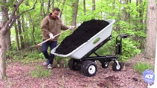Overland 9 Cu Ft Power Wagon with Power Dump - Product Overview and Demonstration