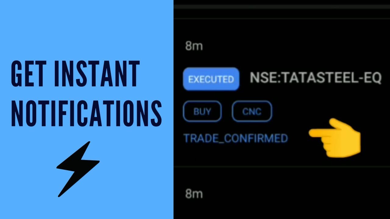 INSTANT Trade & Order Notifications on FYERS App!⚡ YouTube