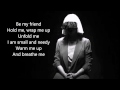 Sia - Breathe Me (live) with lyrics