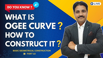 HOW TO CONSTRUCT AN OGEE CURVE | BASIC GEOMETRICAL CONSTRUCTION PART 10 @TIKLESACADEMYOFMATHS
