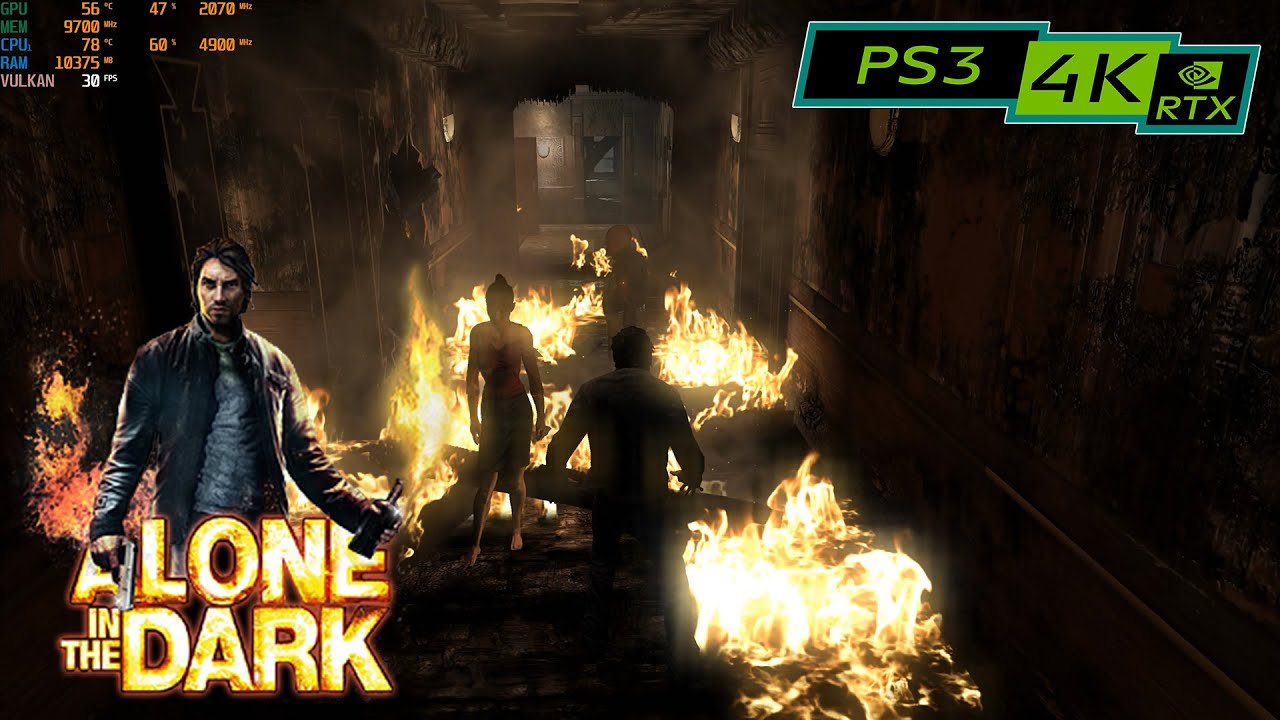 Alone in the Dark / RTX 3080 4K / PS3 emulator RPCS3 PC - YouTube