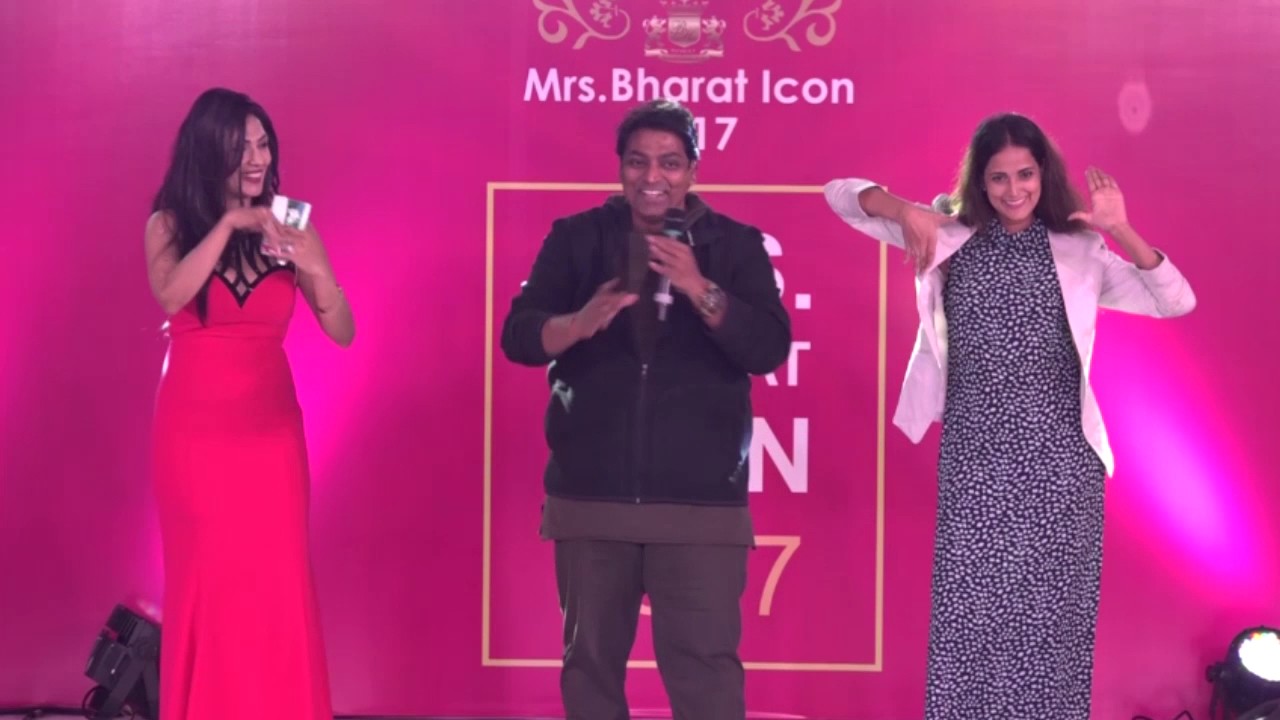 Ganesh Acharya & Giaa Manesk At Finale Of Mrs Bharat Icon 2017  7