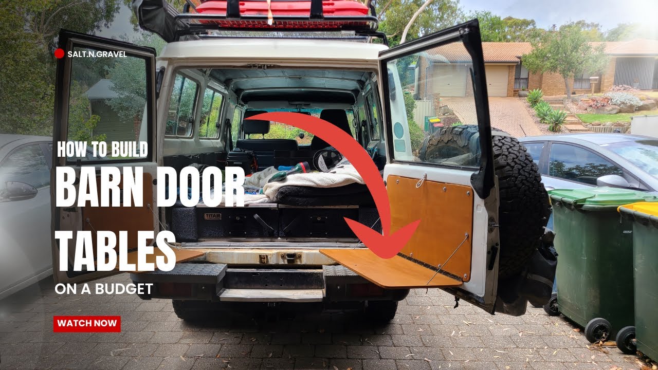 HOW TO Build Barn Door Tables On A BUDGET