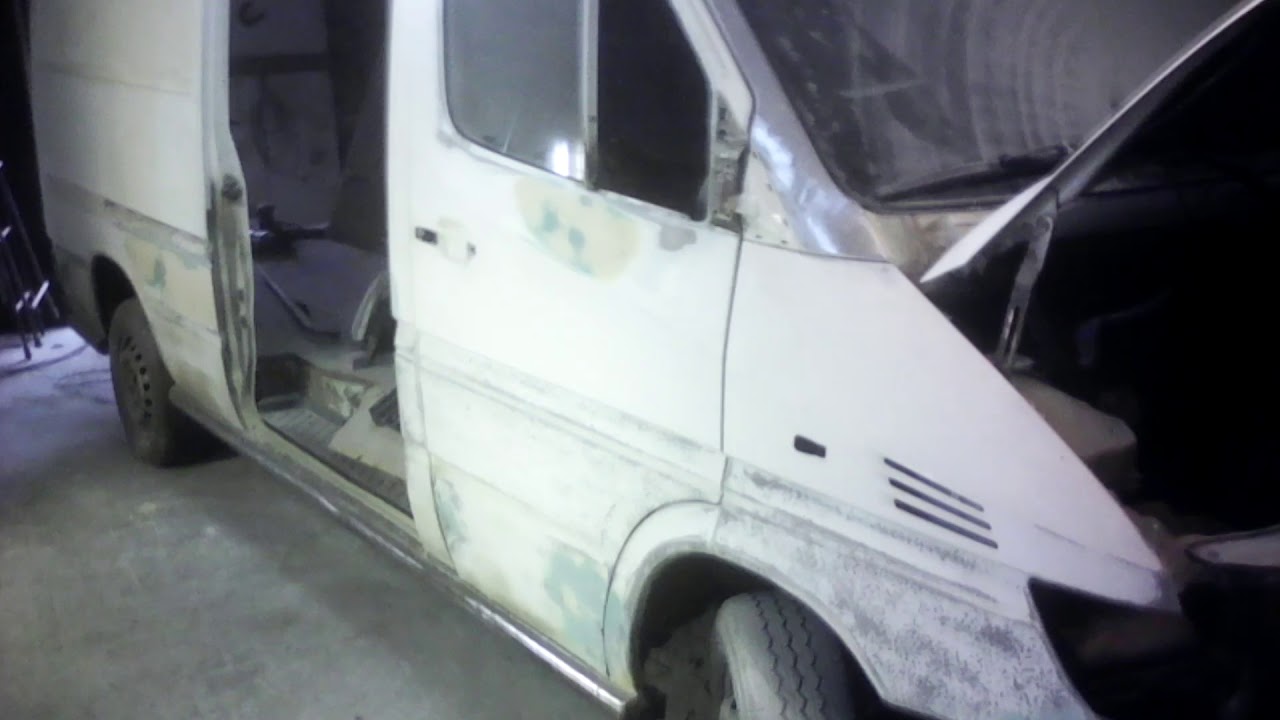 Бусик Мерседес-под грунт. - YouTube