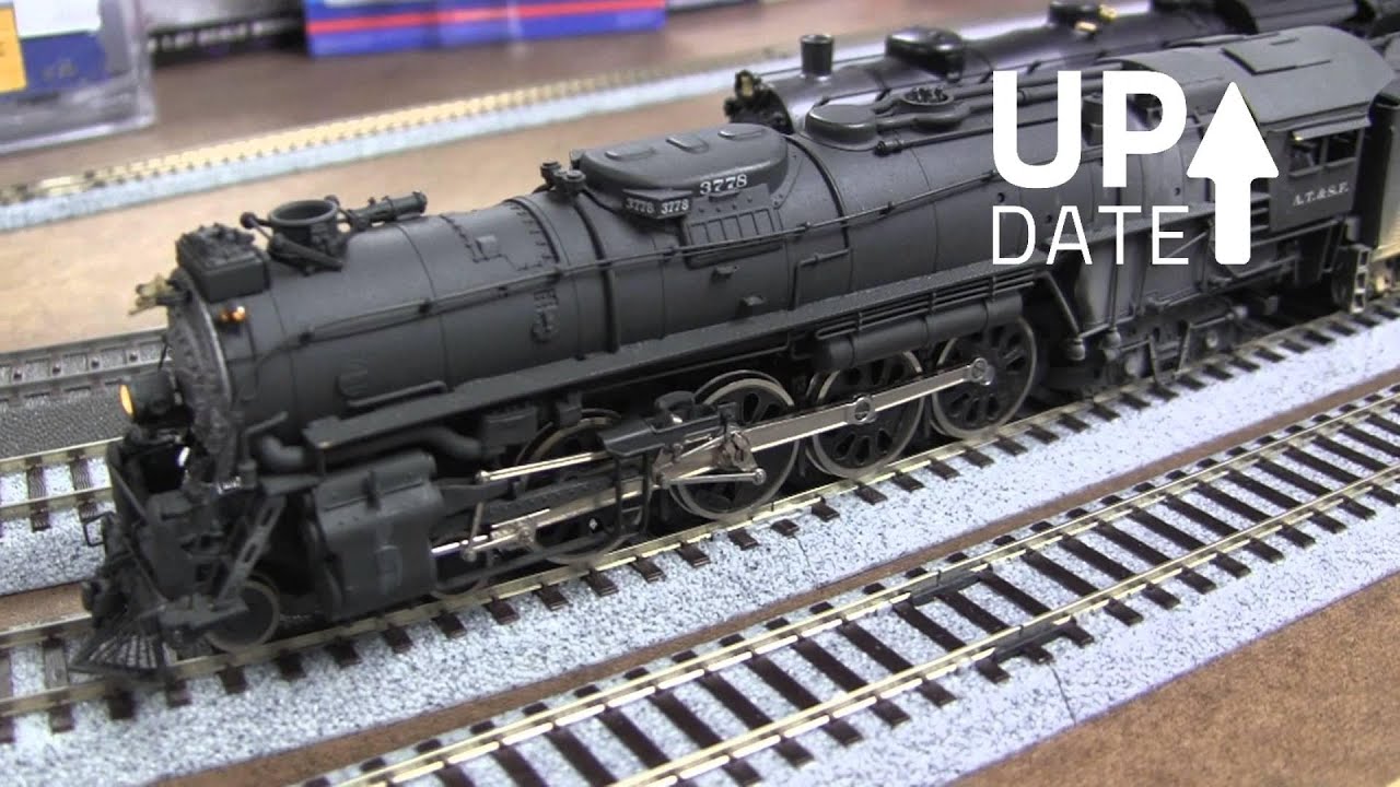 HO United Scale Models Kawaguchi Japan Santa Fe 4-8-4 QSI Quantum Titan Large Steam DCC Sound SF3778