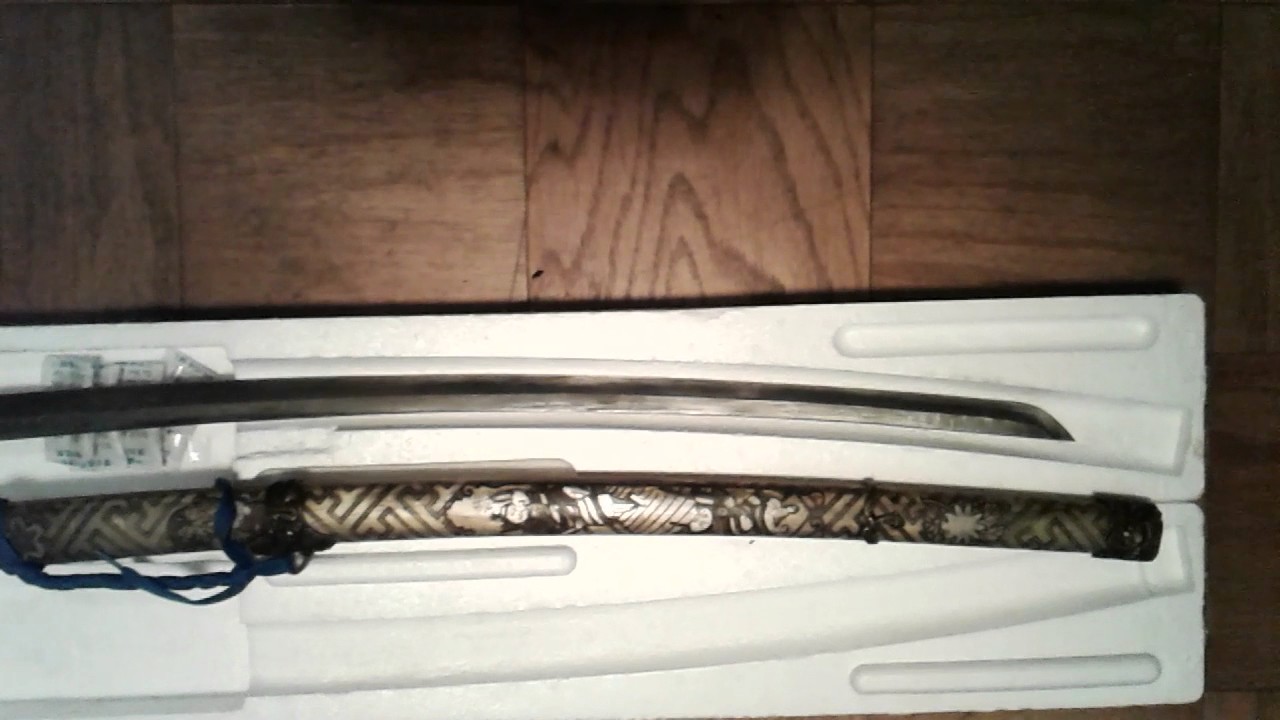 BUDDHIST KYU-GUNTO 1800S (samurai warlord sword and dragon)