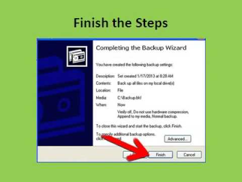 Windows XP System Backup Recovery
