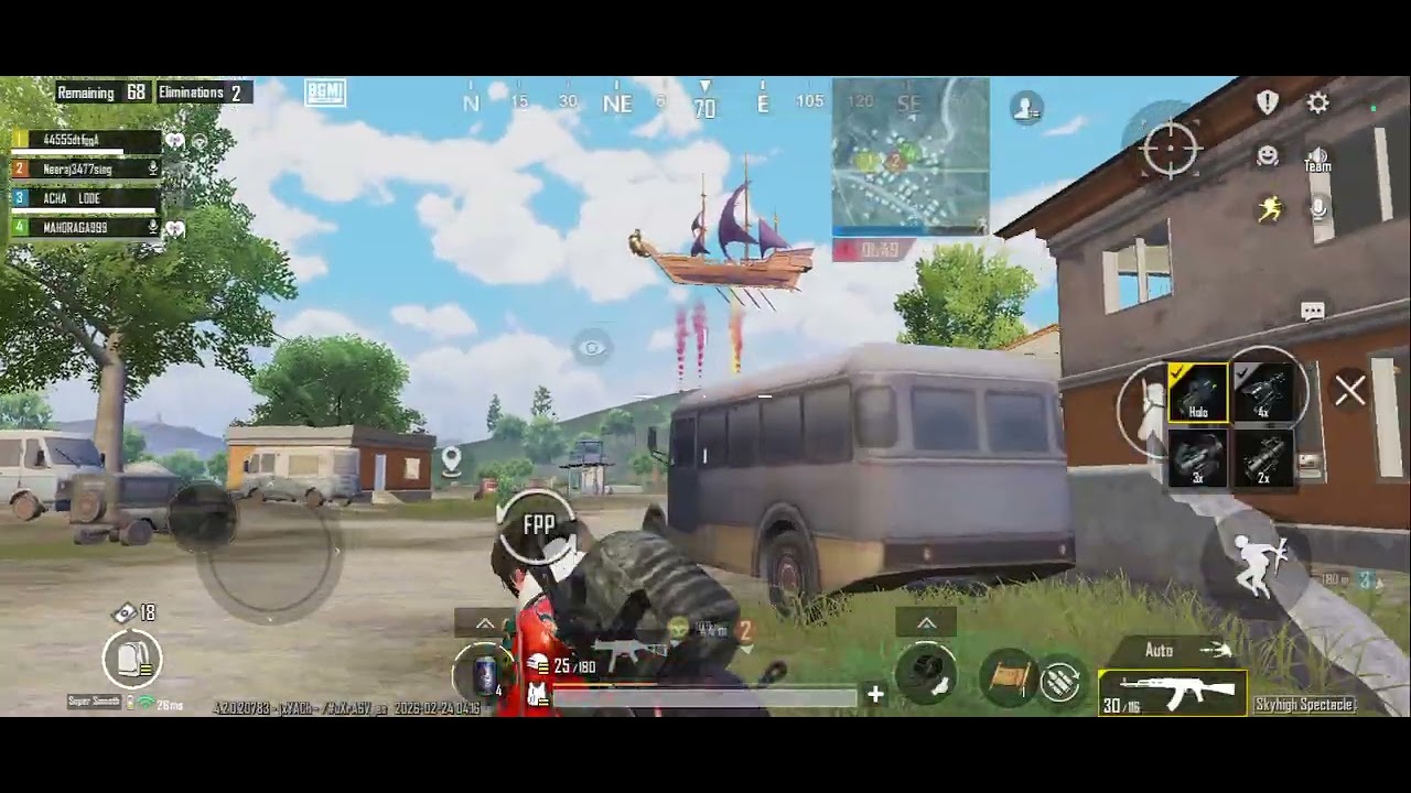 SMOKE LENA NECESSARY HE | BGMI AAH GAMEPLAY 