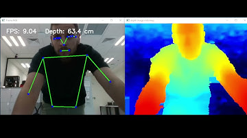 Skeleton Tracking using RealSense Depth Camera D435