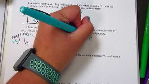 Trig Word Problems NOTES