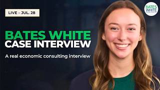 Economic Consulting Case Interview – Live with Bates White