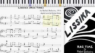 Lissika Rag by Rafael Balseiro (1915, Ragtime piano)