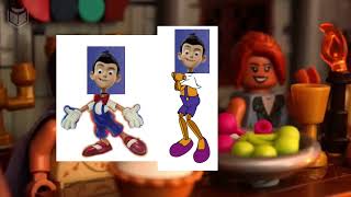 Geppetto, Pinocchio and his Jiminy Cricket is a wooden puppet and marionette in the Tuscan village