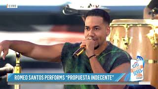 Video thumbnail of "Romeo Santos canta popurri de sus canciones en vivo Today Show Citi Concert Series"