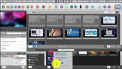 ProPresenter 6 Tutorials: Using tags to organize media
