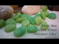 Faux Sea Glass Beads -Polymer Clay Tutorial