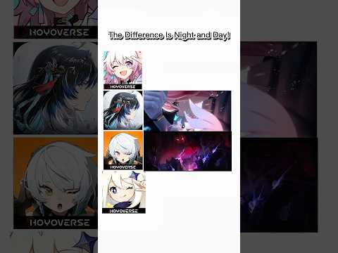 The Difference Is Insane! #honkaistarrail #genshinimpact #zenlesszonezero #shorts