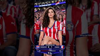Paraguay’s beauty shines just as brightly as its football passion. 🇵🇾❤️⚽#FIFAWorldCup