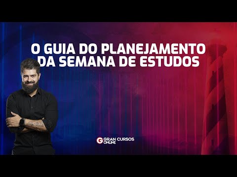 O guia do planejamento da semana de estudos com Fernando Mesquita - O guia do planejamento da semana de estudos com Fernando Mesquita