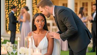 Black Single Mom Sat Alone at a Wedding — The CEO Whispered: “Pretend I’m Your Husband Tonight”