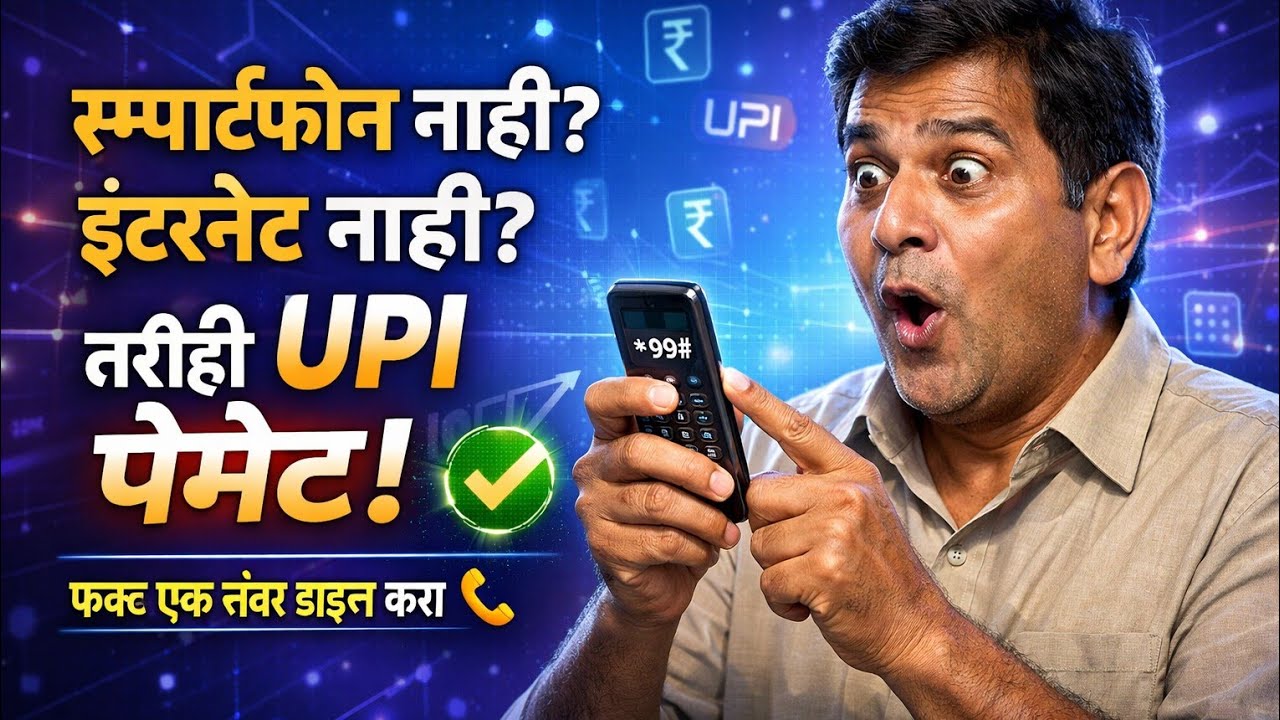 स्मार्टफोन, इंटरनेट नसेल तरी नो टेन्शन; 'हा' नंबर डायल, काही सेकंदात UPI पेमेंट