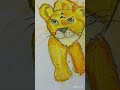 My drawing of Mufasa from Mufasa the lion king in InShot