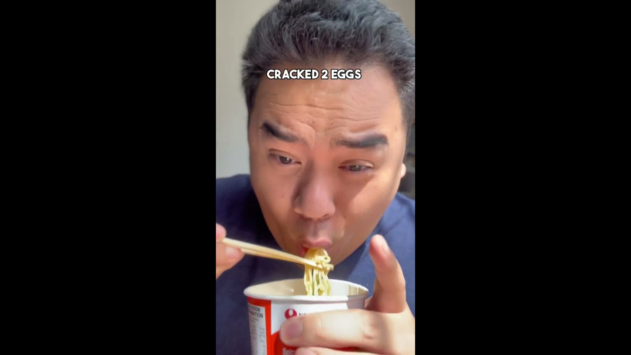 Best Cup Noodles Hack YOU MUST DO Steamed Egg 