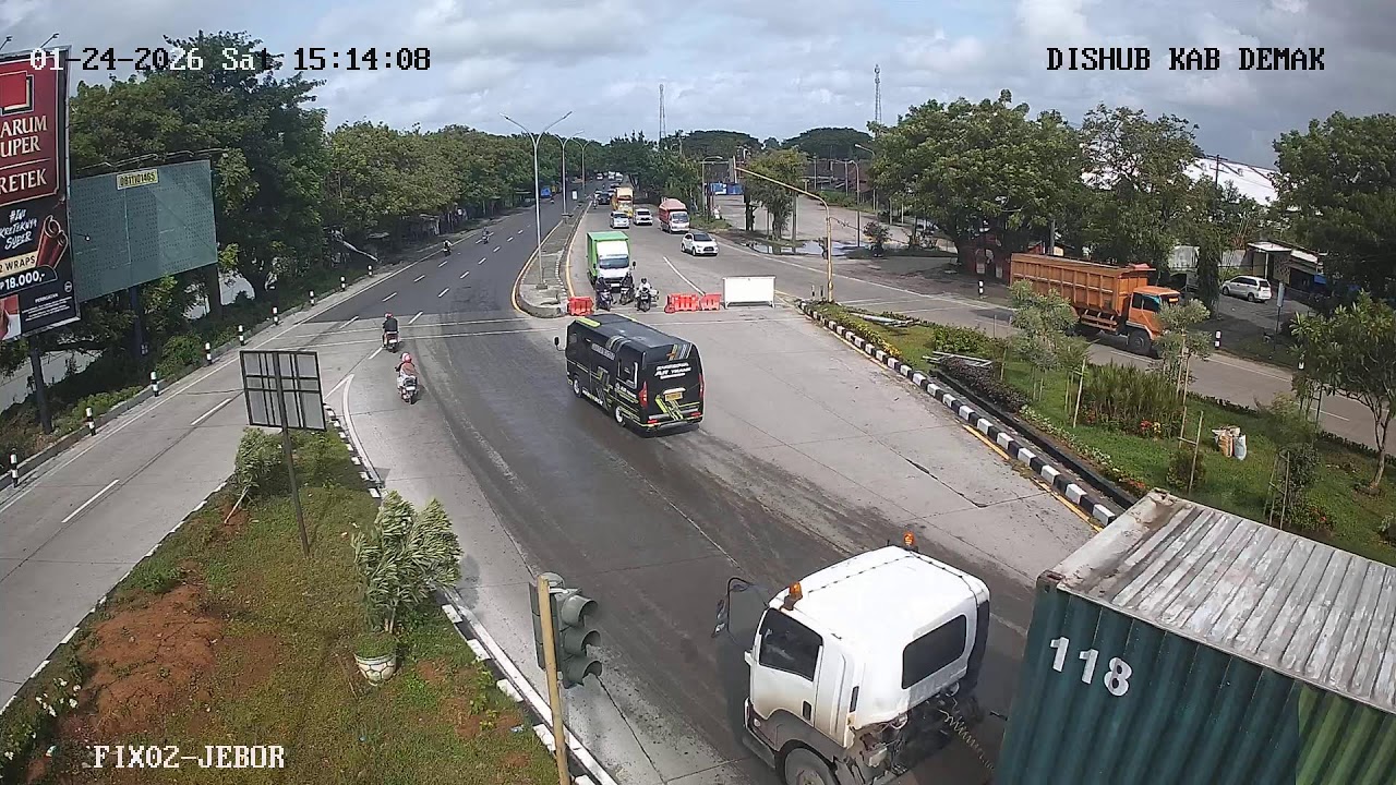 🔴[LIVE CCTV] TRAFFIC LIGHT JL. PANTURA JEBOR DEMAK [02] by DISHUB KAB. DEMAK
