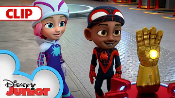 Trouble at Iron Man's Headquarters! | Marvel's Spidey and his Amazing Friends |@disneyjunior