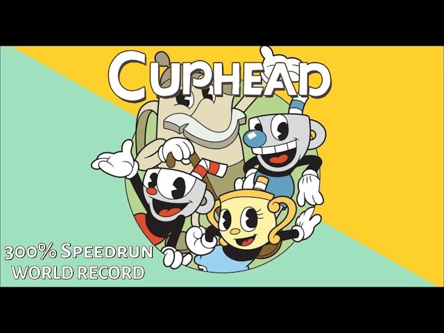Cuphead DLC 300% Speedrun 1:04:13 (FORMER World Record) 