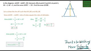Problem solving Geometry Similar Triangles