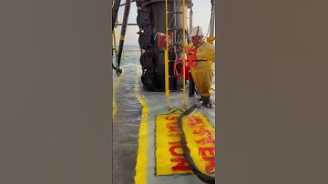 Jacking down #drill #jackup