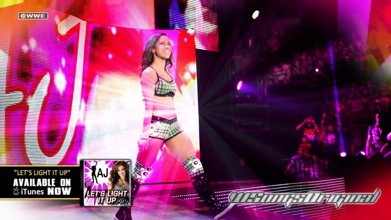 AJ 4th WWE Theme Song "Lets Light It Up" + Download Link ᴴᴰ