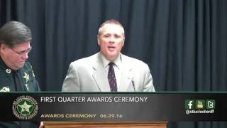St. Lucie Sheriff's Office Quarterly Awards Ceremony