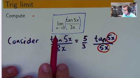 Beginners Guide to Special Trig Limits in Calculus - Chris Tisdell Live Stream