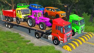 Flatbed Truck Mcqueen | Transportation with Truck - Potho...