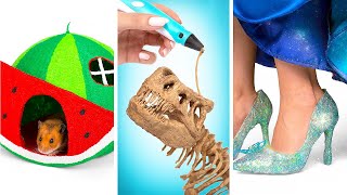 картинка: Как смастерить 3 невероятные поделки с помощью 3D-ручки