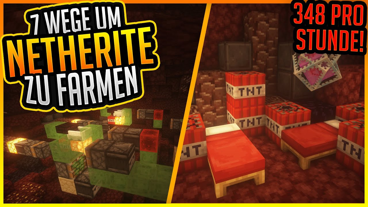 Auf Welcher Höhe Findet Man Netherite 7 Wege um Netherite zu finden! (Netherite Farmen Tutorial) Minecraft 1.