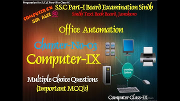 COMPUTER-IX (Chapter-03-Office  Automation)