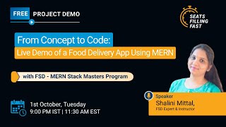 🔥Food Delivery App using MERN Stack | MERN Stack Project Food Delivery App | Simplilearn