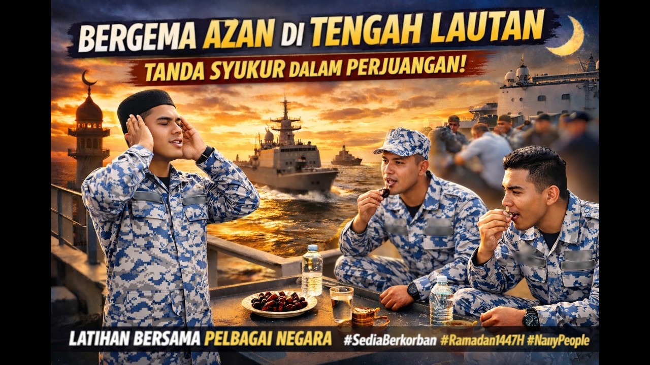 RAMADAN DI LAUTAN: KECEKALAN TLDM & KD SRI INDERA SAKTI DI EKSESAIS MILAN 2026