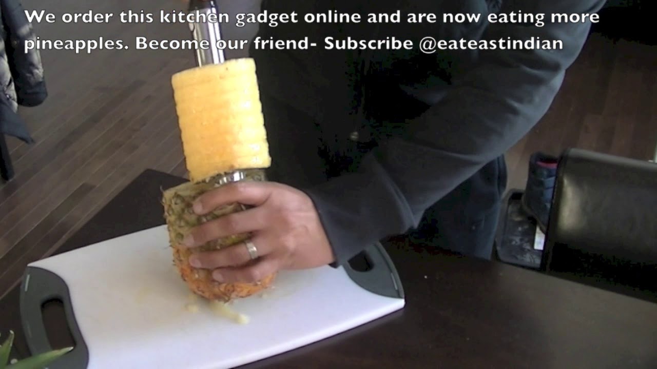 How to cut a pineapple in 30 secs | Quarantine Eats | Eat East Indian