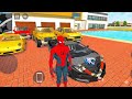 Spider man Ne Lamborghini🚗💥Car Modified Kara Le||Indian Theft Auto Simulator||New Update Cheat Code