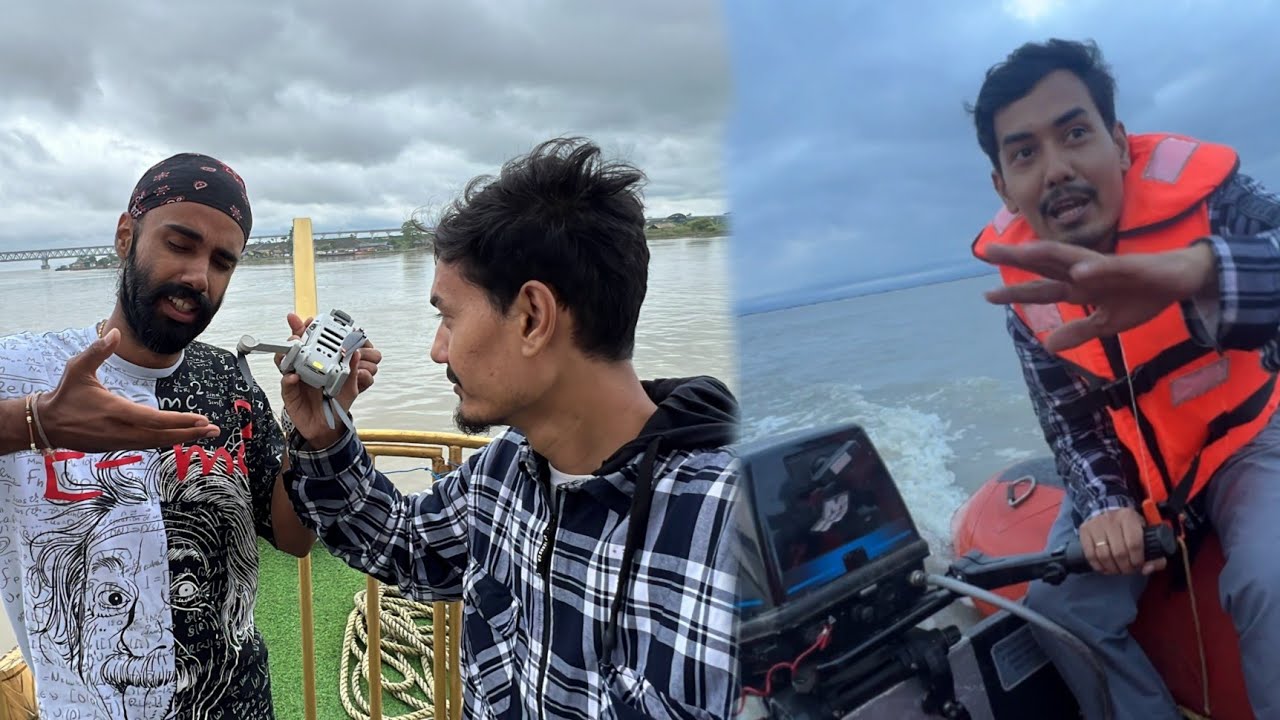 Brahmaputra r majot Drone khon gol aji 😭 Live Crashed