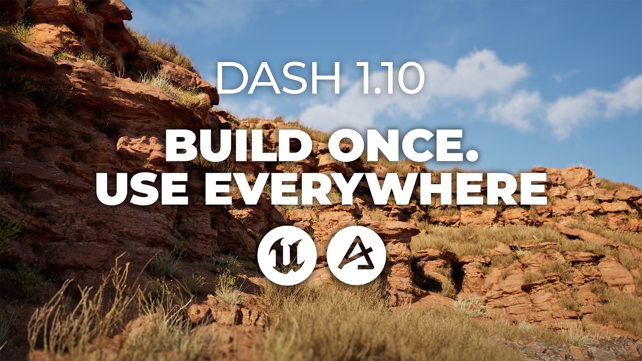 DASH 1.10 - PROCEDURAL SCATTER PRESETS IN UE5 - YouTube