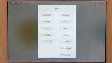 Cisco Touch10 Customization   Room Controls