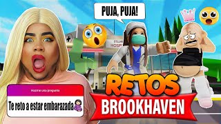 CUMPLIENDO RETOS TURBIOS en BROOKHAVEN 😱|| MIA PLUMONES